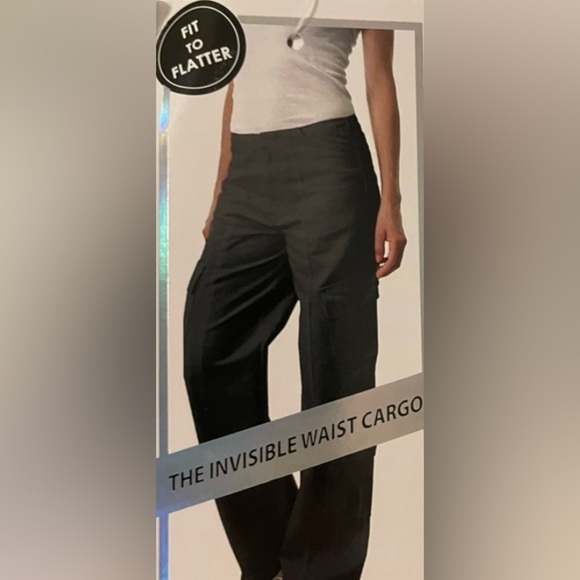 CARGO PANT Tinseltown hi-rise‎ junior 5/27 BROWN LOTS OF POCKETS SUPER WIDE LEG - Picture 1 of 16